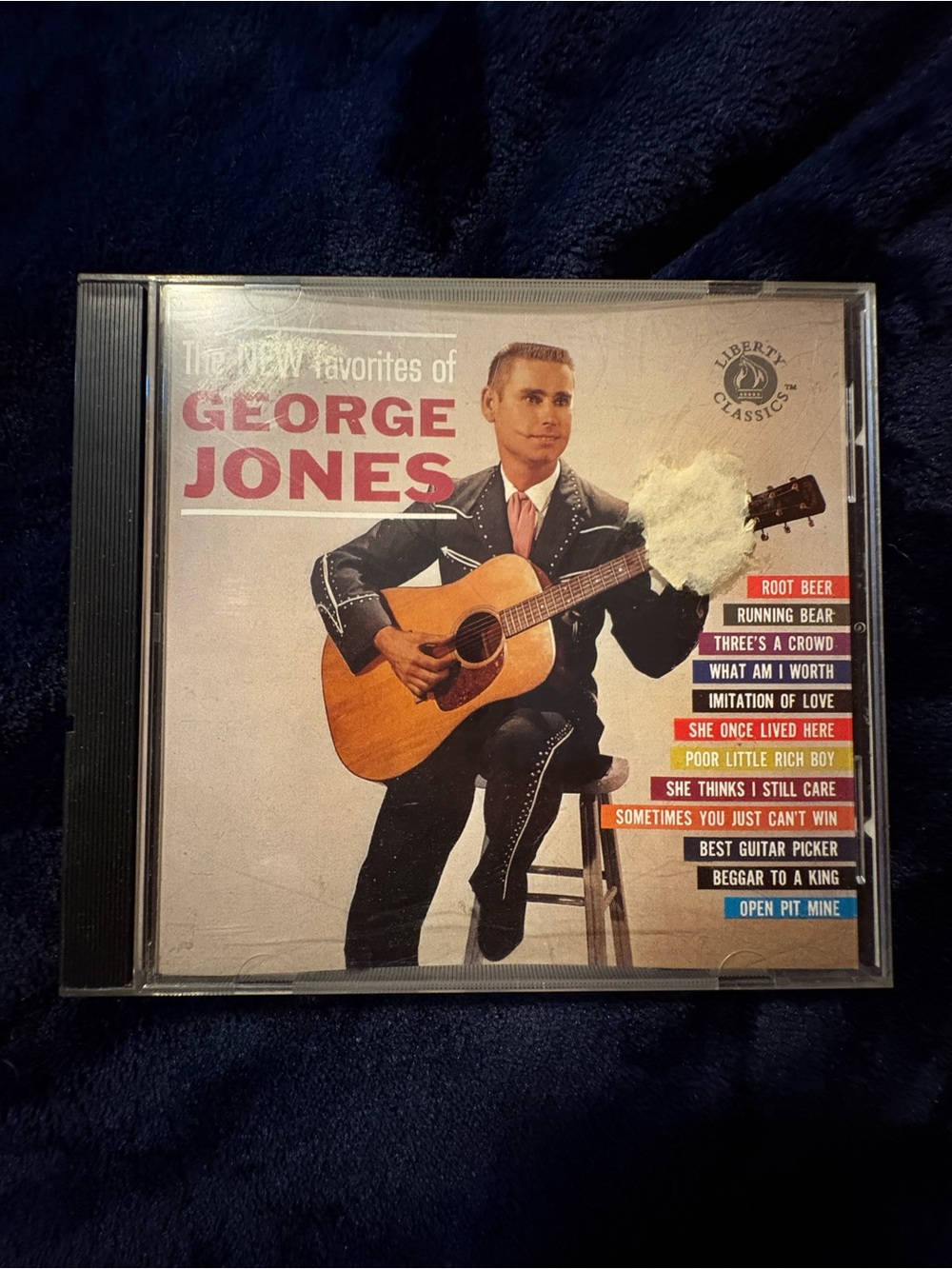 George Jones The NEW Favorites of George Jones CD Liberty 1995